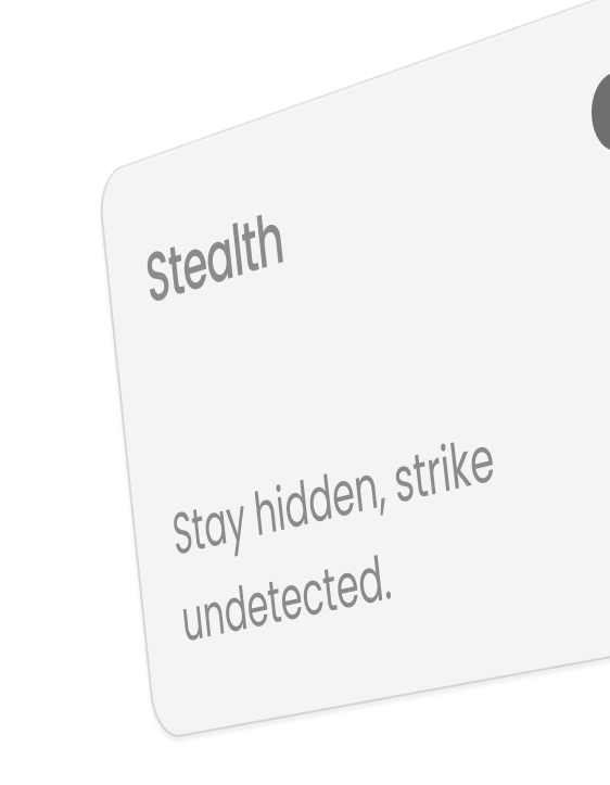 Quick start presets.